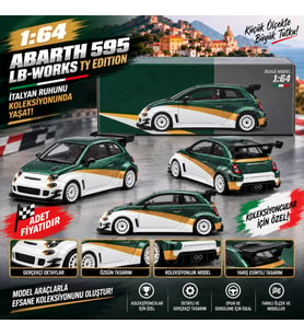 1/64 Abarth 595 LB-WORKS TY Edition (adet fiyatıdır)