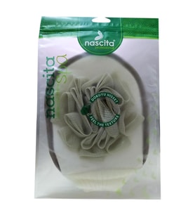 Nascita Spa Kabak Sİsal Koton Lifli Lastikli Kese 16CM x 22CM