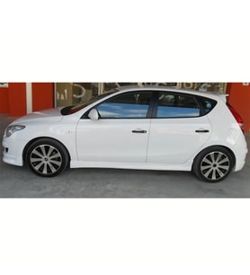 Hyundai i30 Yan Marşpiyel Seti Mat Siyah Plastik 2 Adet 2006 2007 2008 2009 2010 2011 2012