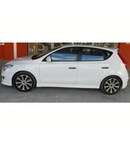 Hyundai i30 Yan Marşpiyel Seti Mat Siyah Plastik 2 Adet 2006 2007 2008 2009 2010 2011 2012