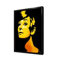 Audrey Hepburn Çerçeveli Mdf Tablo