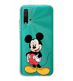 Xiaomi Poco M3 Uyumlu Kapak Mickey Mouse Tasarımlı Şeffaf Silikon Kılıf
