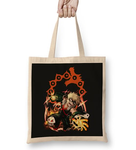 Bakugou Anger Sin Bez Çanta Uzun Saplı