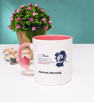 Anneler Günü Hediyesi Anneye Hediye - 4 - Kupa Bardak Pembe