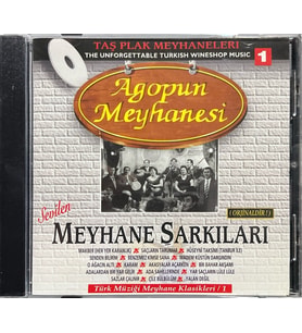 (Plak Değildir CD dir) CD Meyhane Şarkıları - Agopun Meyhanesi CD (Karışık)