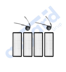 Roborock Qrevo Curv Uyumlu 2 Yan Fırça 4 Filtre PKT-iasgf0000621