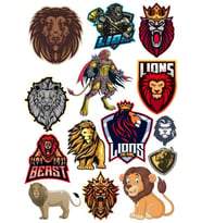 Aslan Sticker Set-12 14 Parça Telefon, Tablet, Defter, Laptop Sticker
