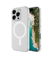 iPhone 16 Pro Max Kamera Korumalı M-Safe Şarj Özellikli Şeffaf London Sert PC Kılıf (Renksiz)