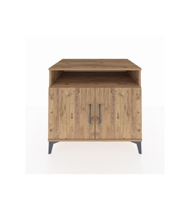 Kronos Şifonyer 2 Raflı 2 Kapaklı 88x59x80 Çam-Çam