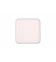 Porland Blue Stripe Düz Tabak 21x21 cm 04ALM006870