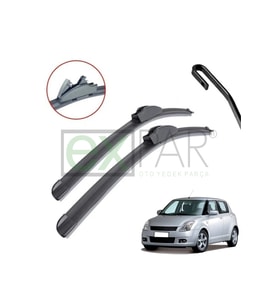 SUZUKİ SWİFT ÖN CAM SİLECEK SÜPÜRGESİ TAKIMI 2005 - 2009 uyumlu MODEL SAĞ SOL ÖN SİLECEK
