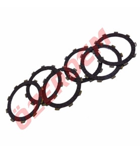 Suzuki Uyumlu Gn250 Tiger Debriyaj Balata 5 Li 12 Tırnak 116-135-152 Mm