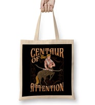 Centaur of Attention Pun Greek Mythology Fantasy Bez Çanta Uzun Saplı