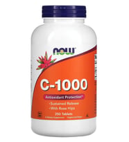 NOW Foods,C-1000 250 Tablets.abd Menşei.