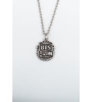 Minimal BTS Army Gümüş Kaplama Düz Zincir Kolye
