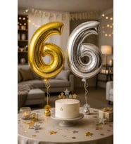 6 Sayılı Helyumla Şişirilibilen Balon Sarı 40"100 cm