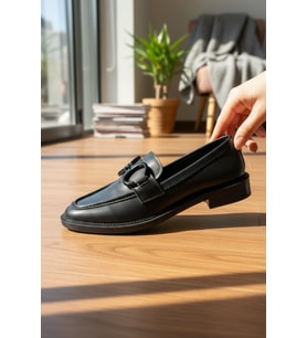 Enoch Kadın Mat Toka Geçişli Soft Tasarım Maskülen Loafer