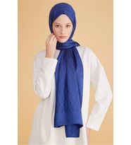 Geometrik Desen Fresh Safir Şal 3