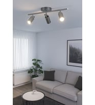 Modern 3'lü gri spot avize, salon, mutfak ve banyo için şık aydınlatma