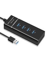 Hadron HDX7017 Usb 3.0 Hub  1 Port + Usb 2.0 3 Port 27cm USB Çoklayıcı  (Siyah)