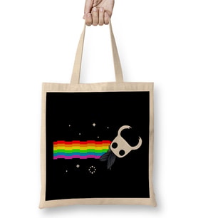 Hollow Knight Nyan Cat Bez Çanta Uzun Saplı