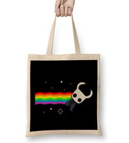 Hollow Knight Nyan Cat Bez Çanta Uzun Saplı