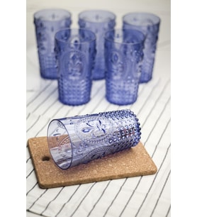 Akrilik 6'Lı Uzun Bardak & Su Meşrubat Bardağı 750 Ml ( Büyük Boy & Cam Değildir )