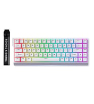 MCHOSE Ace68 E-sport White %65 Hall Effect Uranus Manyetik Switch RGB Hotswap Mekanik Gaming Klavye (MC-Ace68-14)