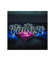 vintage neon led tabela dekoratif aydınlatma