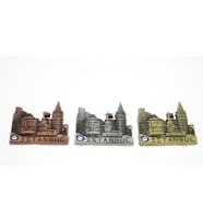 Metal İstanbul Temalı Yöresel Magnet Model 3 (Çok Renkli)