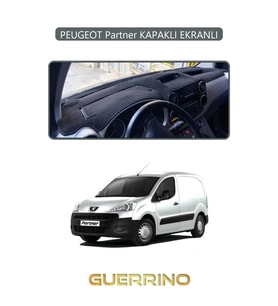 PEUGEOT Partner KAPAKLI EKRANLITORPİDO KORUMA HALISI GRİ KENAR