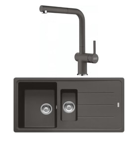 Franke BFG 651-97 Slate Grey Granit Eviye + Franke Active Plus Doccia 2.0 Slate