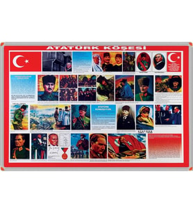 ATATÜRK KÖŞESİ (Alüminyum Çerçeve)