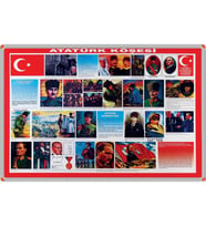 ATATÜRK KÖŞESİ (Alüminyum Çerçeve)
