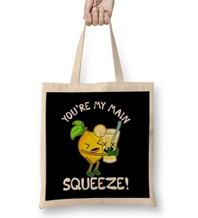 Cute & Funny You're My Main Squeeze Lemonade PunBez Çanta Uzun Saplı
