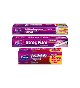 Buzdolabı Poşeti, Streç Film ve Alüminyum Folyo Paketi