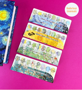 Van Gogh Tasarımlı Post-it