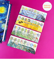 Van Gogh Tasarımlı Post-it
