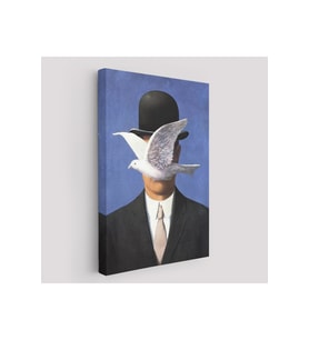 Melon Şapkalı Adam René Magritte Duvar Tablosu-6099