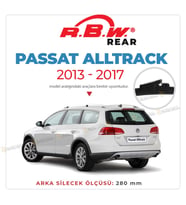 RBW Arka Silecek Volkswagen Passat Alltrack 2013-2017 ile uyumlu (Siyah)