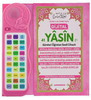 Sesli Yasini Şerif Ögreten Cihaz Sesli Yasin Kitaplı Pembe