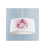 MEKTA HOME BEBEK VE ÇOCUK ODASI Yıldızlı Unicorn Desenli Avize