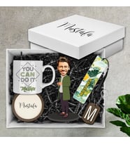 Motto Gift Erkeklere Özel Tasarım Karikatür Biblolu Hediye Kutusu 113006