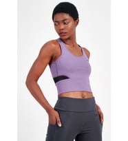 Maraton SlimFit Kadın Atlet Yaka  Mor Bra