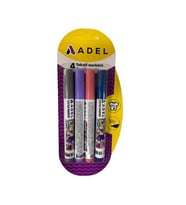 Tekstil Kumaş Kalemi Markörü 4 Renk Keçeli Kalem 1 Paket Kumaş Kalemi 4 Lü (Karışık)