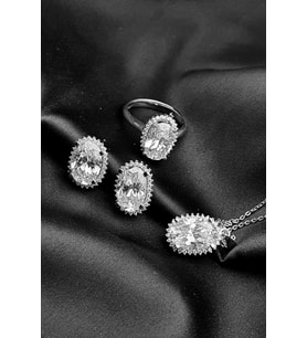 SKY DIAMOND Gümüş Takı seti