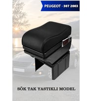 peugeot 307 2003 kol dayama geniş model Lüks Yastıklı Siyah Deri