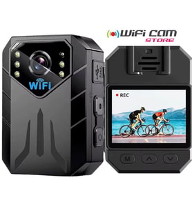 Wifi Li Gece Görüşlü Ekranlı Yaka Kamerası V2