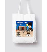 Ankara Tasarımlı Bez Çanta