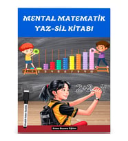 Okul Öncesi ve Birinci Sınıflar İçin Mental Matematik YAZ-SİL Kitabı